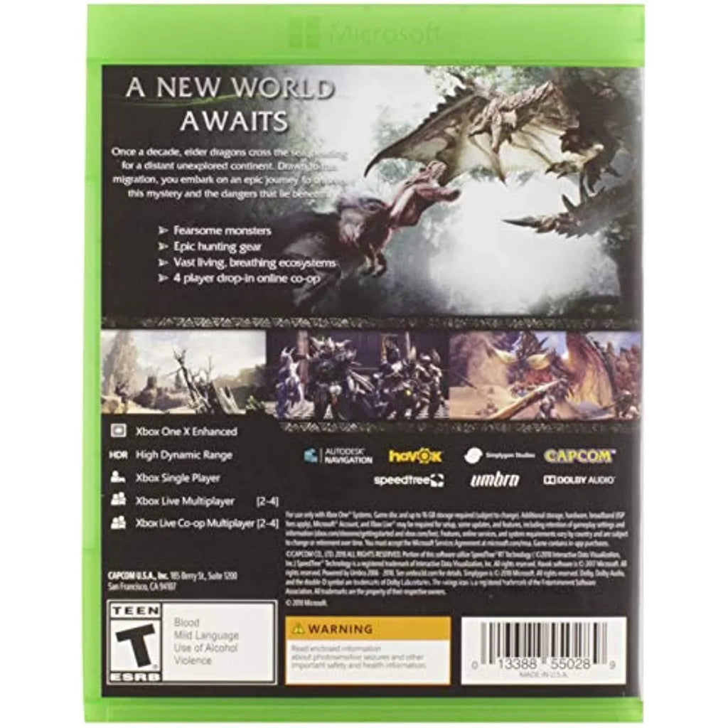 Monster Hunter World - Xbox One