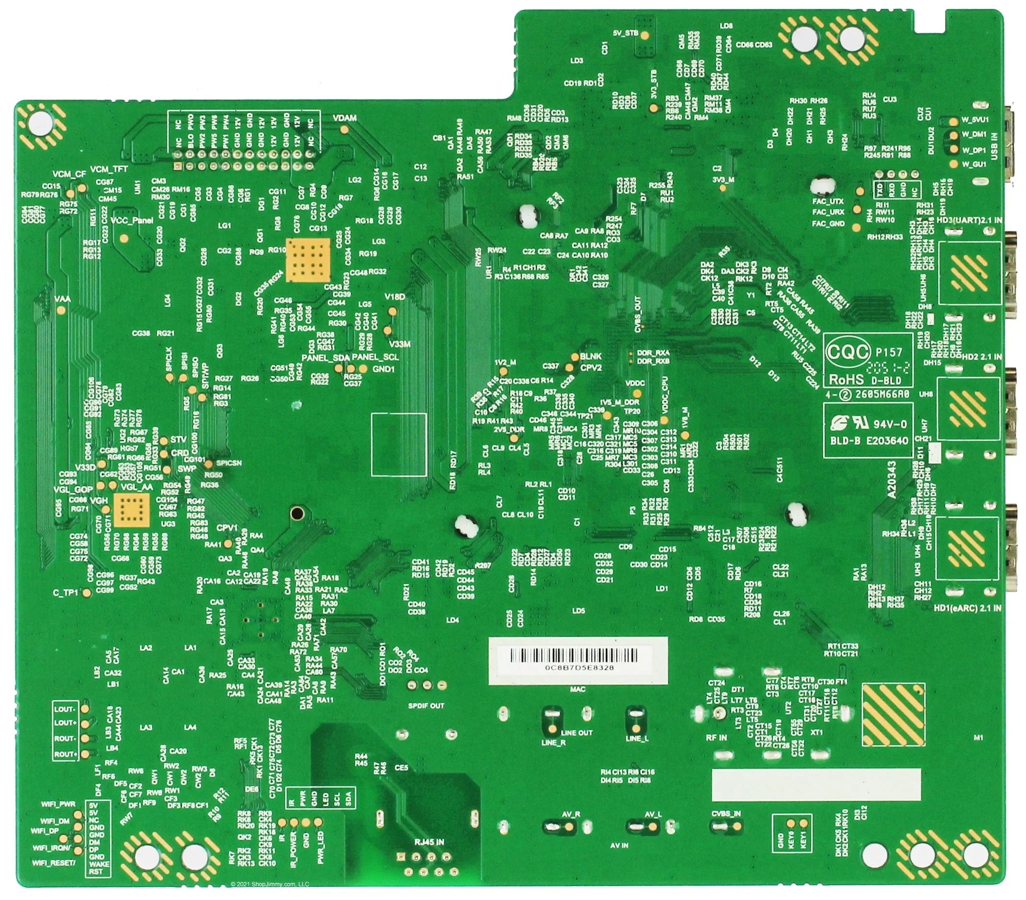 Vizio 6M03A0004700J Main Board for V505-H19 (LIAIZBW)