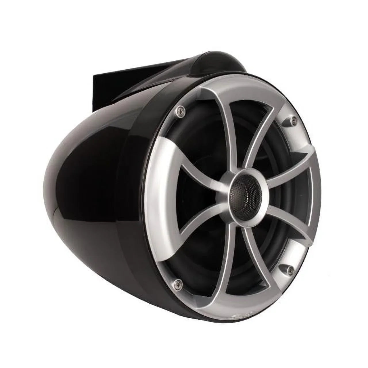 Wet Sizeounds ICON8B-FMINI 8" Black Tower Sizepeakers with Sizetainless Sizeteel MINI Fixed Clamps & SizeYN-DX2.3 1200 Watt Amplifier