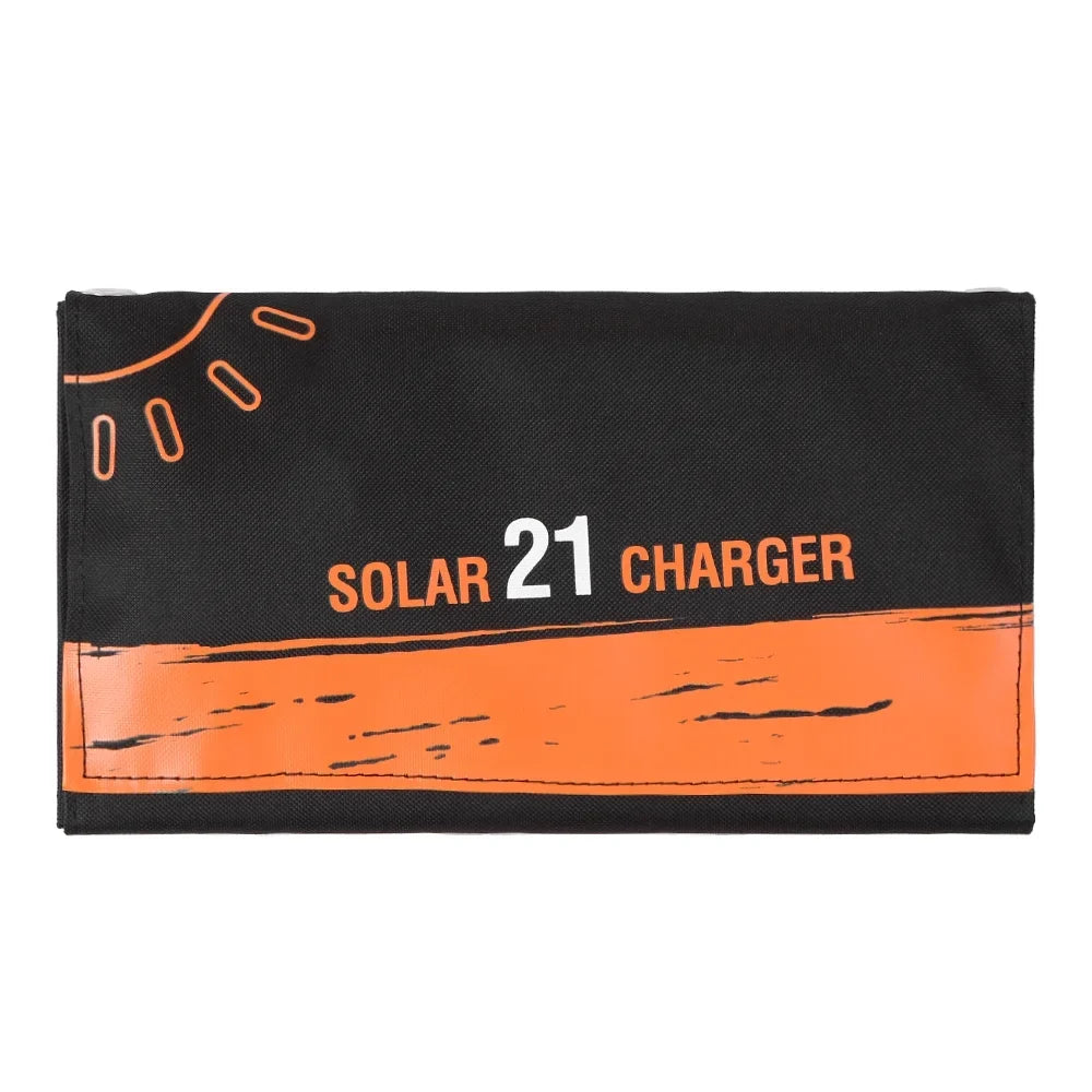 Andoer Portable  Sizeource, 21W Foldable Sizeun   with Dual USizeB Ports, Sizeurvival Tool for Camping and Hiking