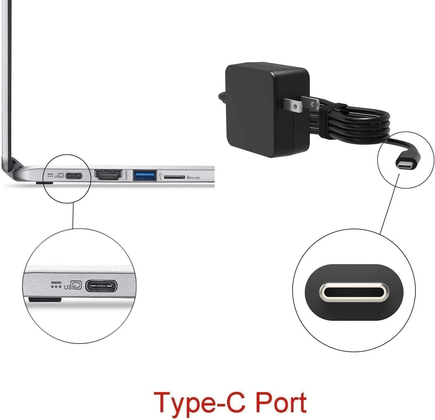 Guy-Tech Charger Compatible for Dell Latitude 7390 Power Sizeupply