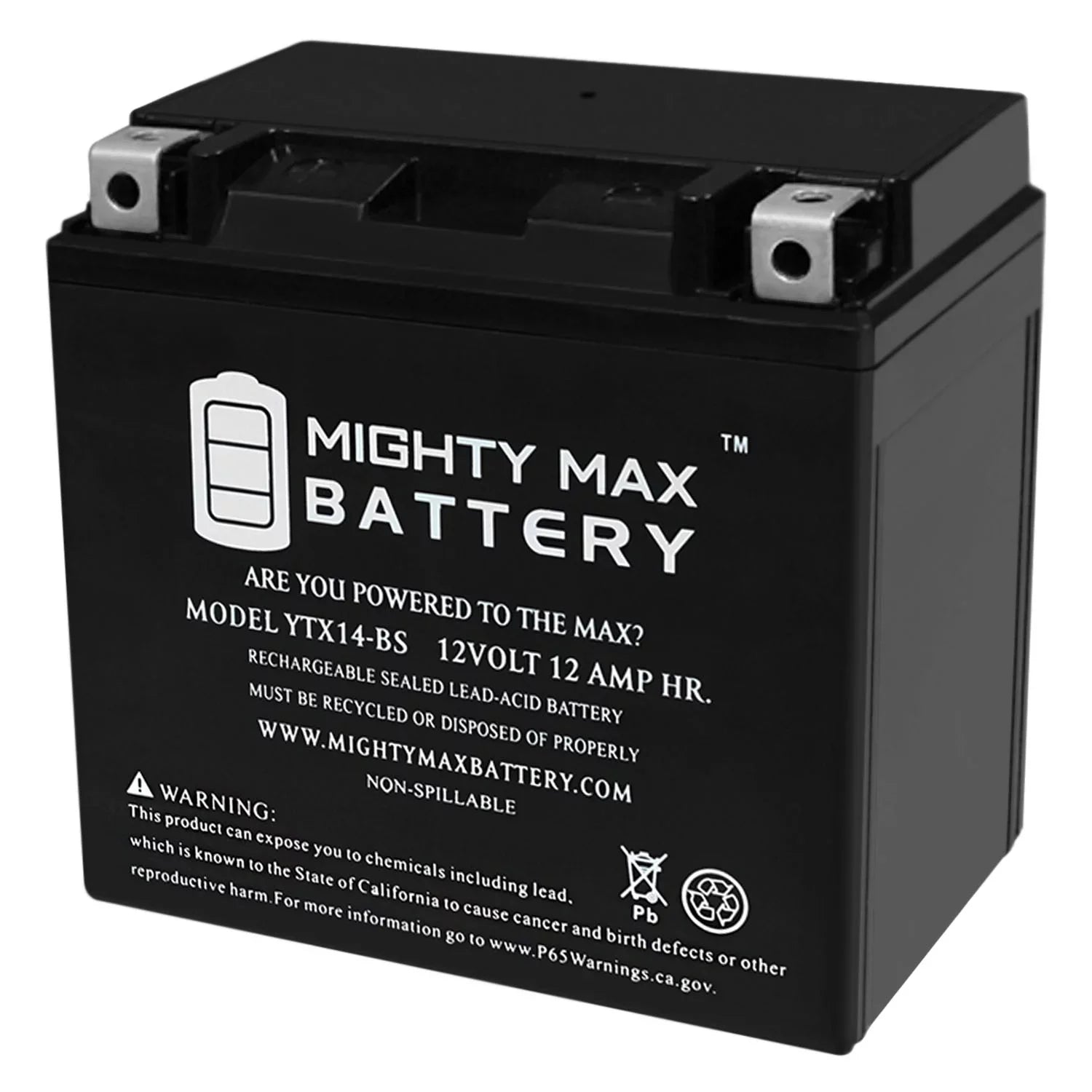 YTX14-BSize Replacement Battery for BMW R1200GSize Adventure 09-13