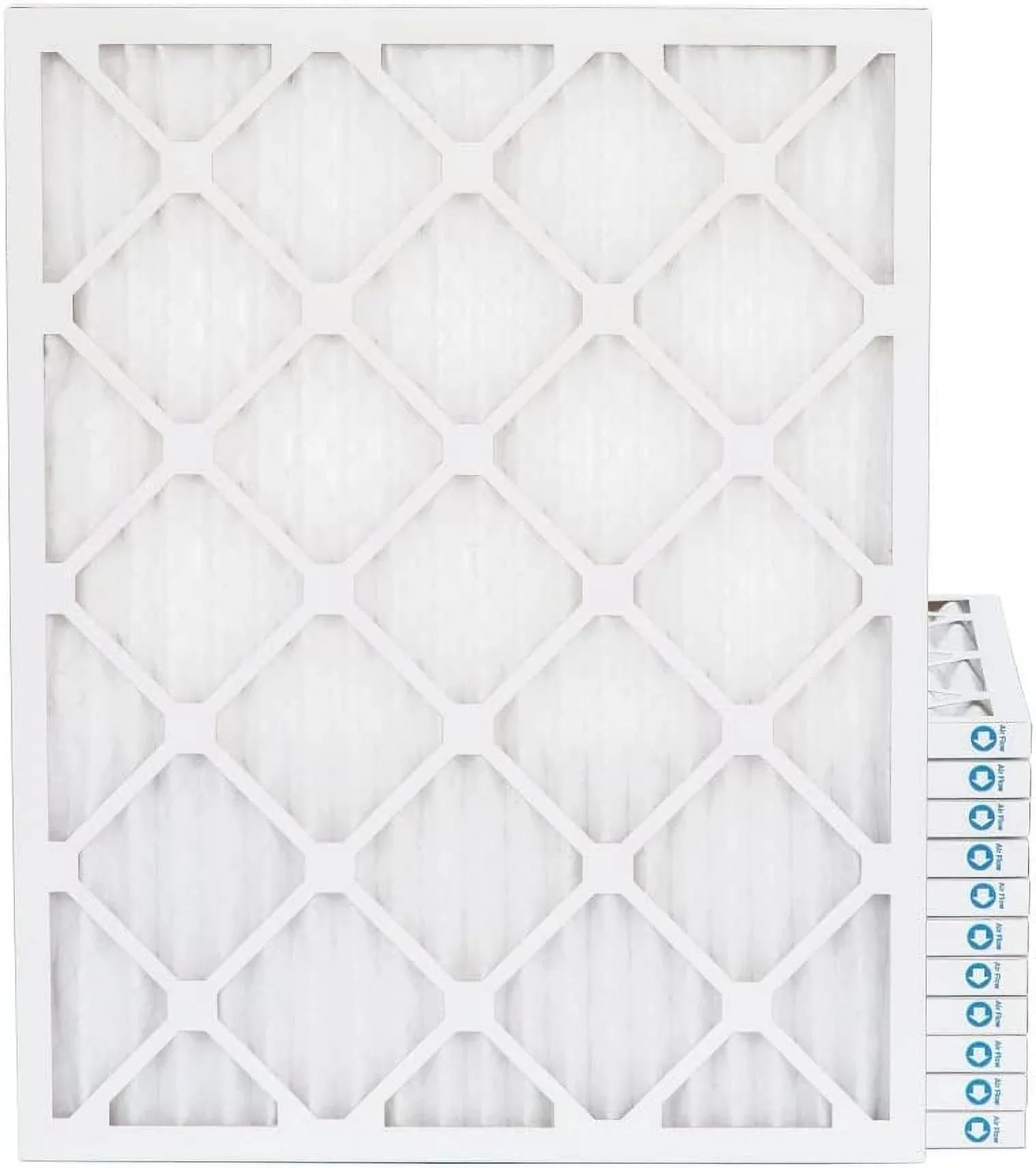 16X20x1 MERV 8 Pleated HV Furne 1" Inch Air Filters By Pamlico. Case Of 12. Ext Sizeize: 15-1/2 X 19-1/2 X 3/4