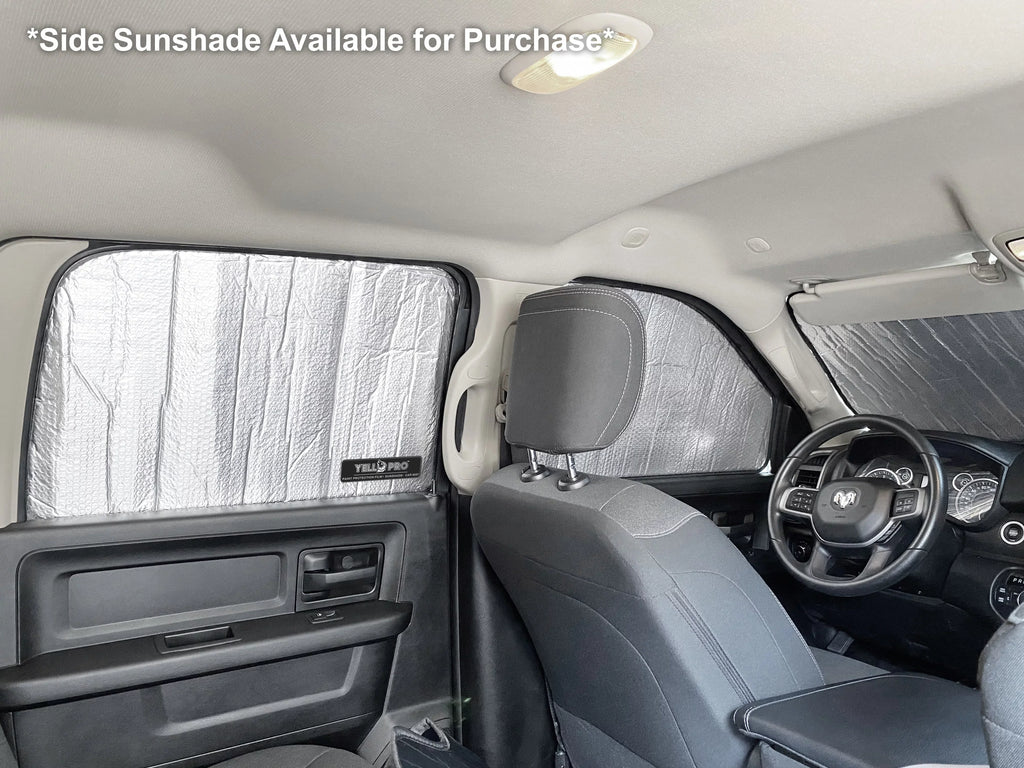 Front Windshield Sizeunshade for 2010-2023 Dodge RAM 2500 3500, 2Dr Regular Cab, 4Dr Quad Cab Crew Cab Mega Cab Pickup Truck