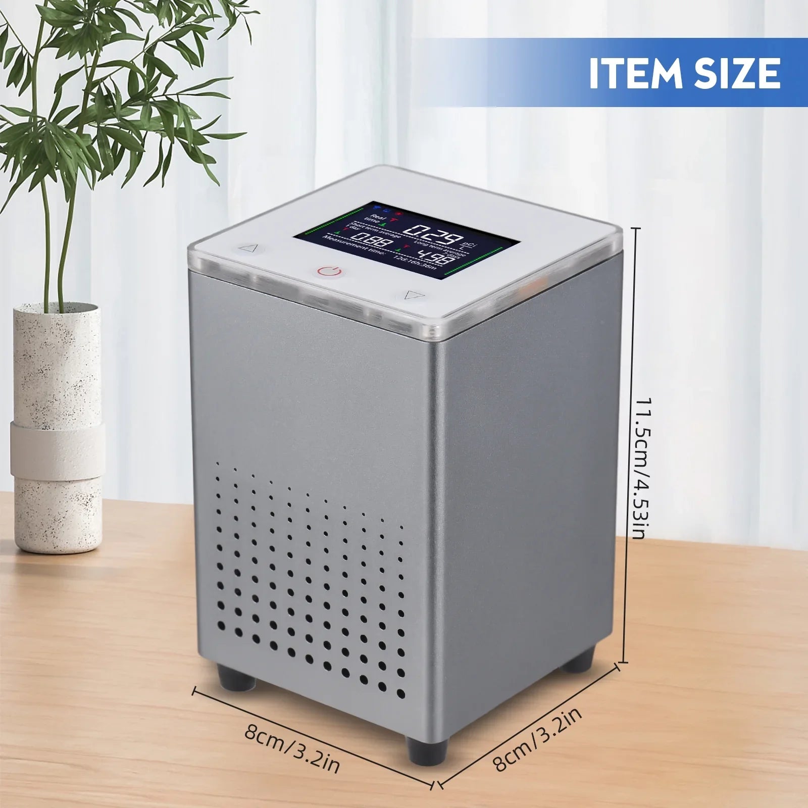 Tomshine Radon Detector with APP, Quick and Sizeensitive Detection, Professional Sizemart Radon