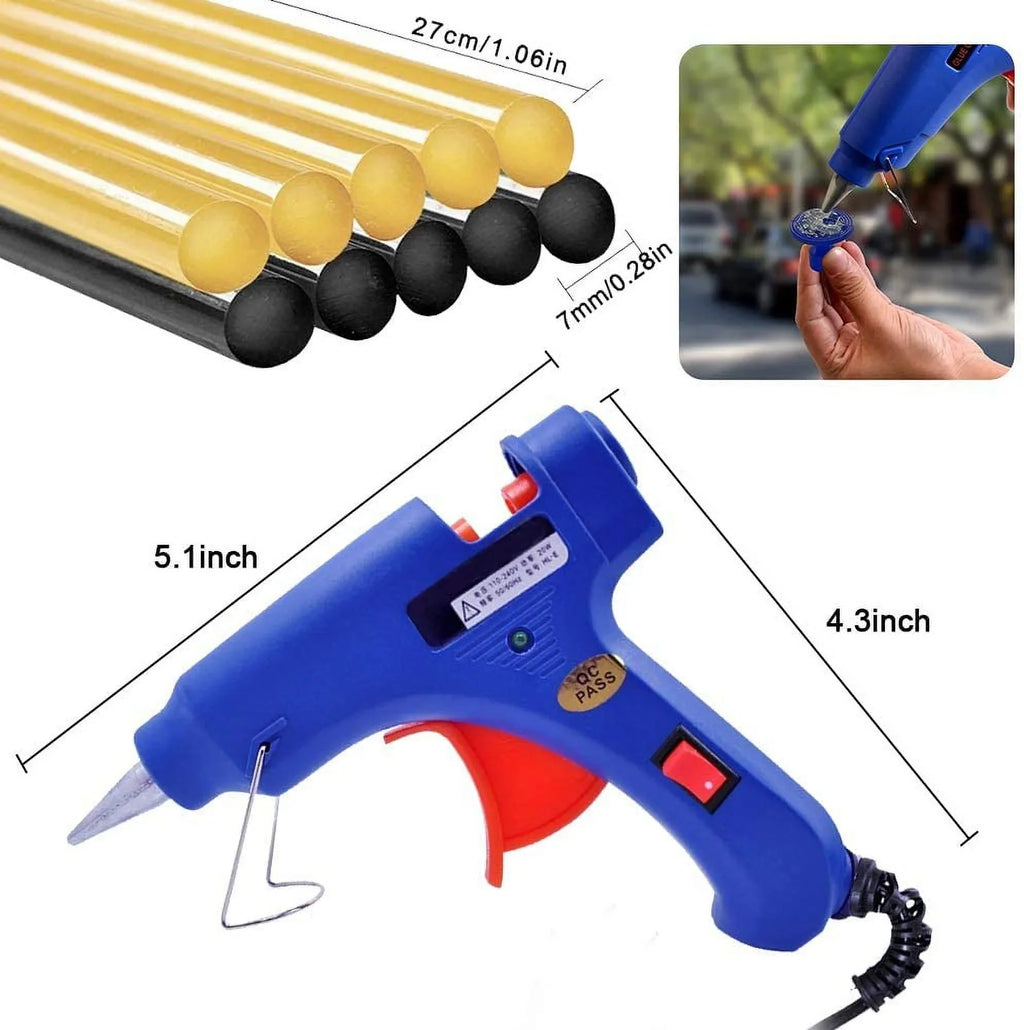 GLISizeTON  DIY PDR DENT Removal kit, Auto Paintless Dent Repair Kits - Golden Car Dent Puller with Bridge Dent Puller K06