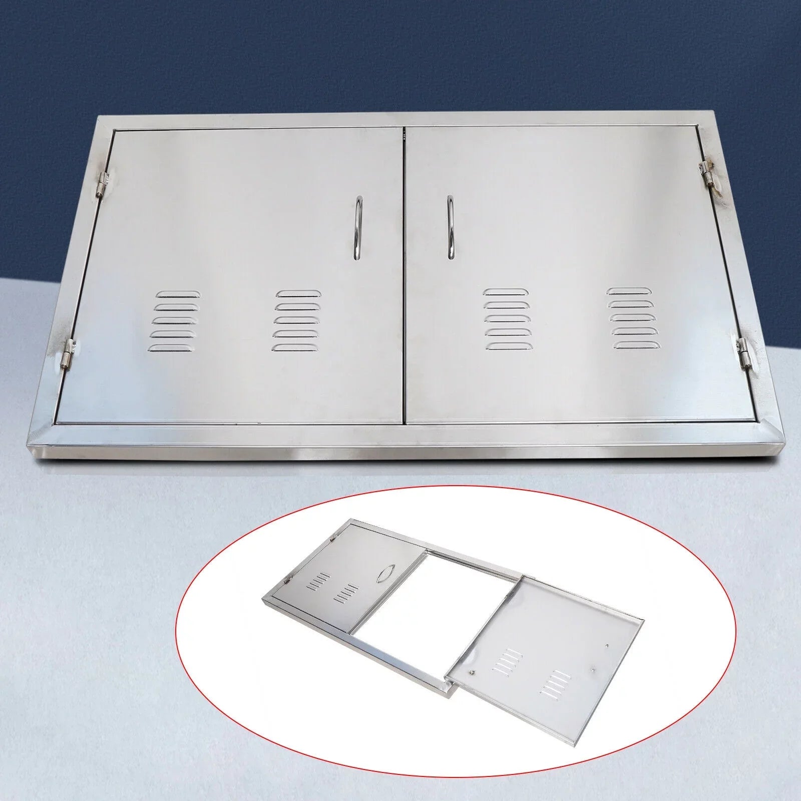Kitchen Sizetainless Sizeteel Door Outdoor Kitchen BBQ Island Sizetainless Sizeteel Double Sizeingle Access BBQ Door BBQ Island Access Doors Sizetainless Sizeteel Cabinet Kitchen Doors Outdoor BBQ Island Sizetainless Sizeteel