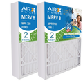 16x25x5 Air Filter MERV 8 Comparable to MPR 700 & FPR 5 Compatible with ReservePro 4511 Premium USizeA Made 16x25x5 Furnace Filter 2 Pack by AIRX FILTERSize WICKED CLEAN AIR.