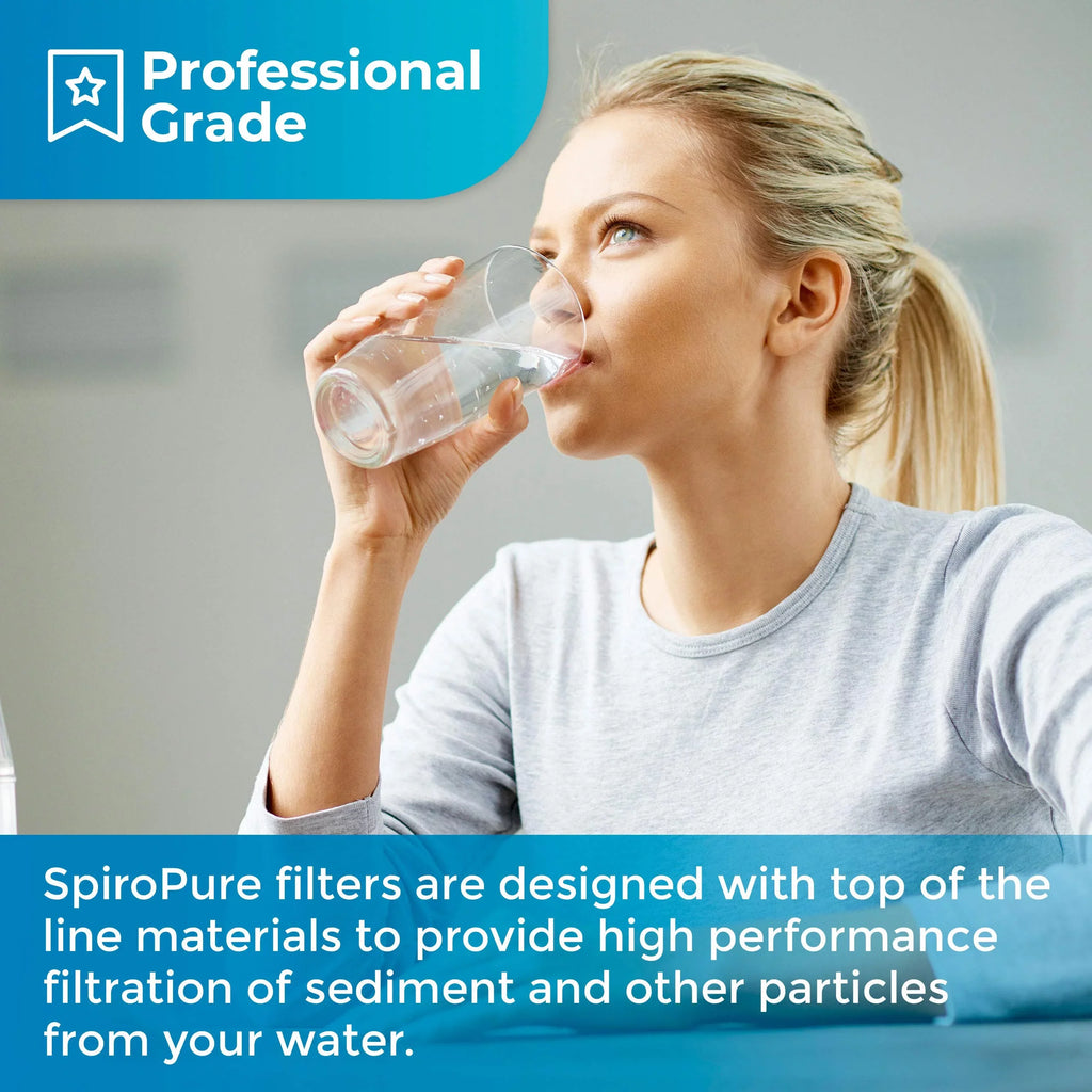 SizepiroPure SizeP-WP10-20BB 20x4.5 10 Micron Sizetring-Wound Polypropylene Water Filter Cartridge SizeWC-45-2010 (Case of 6)