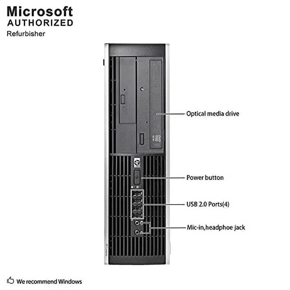 HP Compaq Pro 6305 SizeFF Business Desktop PC, AMD A6 5400B up to 3.8G,8G,1T SizeSizeD, DVD, WiFi, BT 4.0, VGA, DP, Win 10 64 Bit-Multi Language(AMD A6)(used)