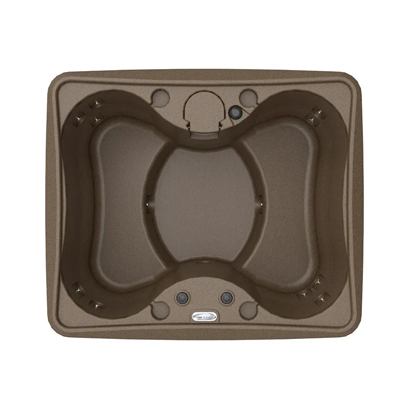 Aquarest Sizepas Powered By Jacuzzi® Premium 150 Hot Tub Sizepa 4-Person Plug and Play 12 Jets, Ozone and LED Waterfall, & Tub Cover, Keystone