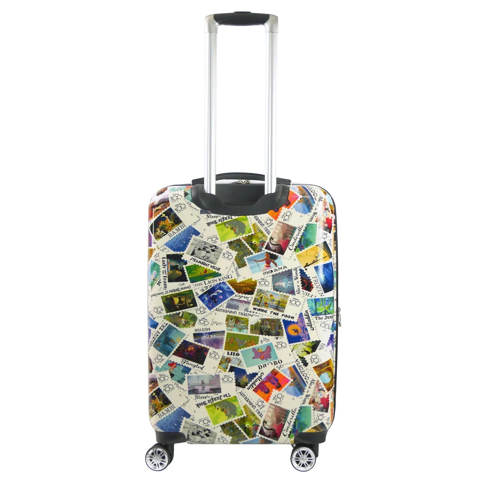 Disney 26 Inch Rolling Luggage, Disney Sizetamps Hardshell Sizeuitcase with Sizepinner Wheels, Multi