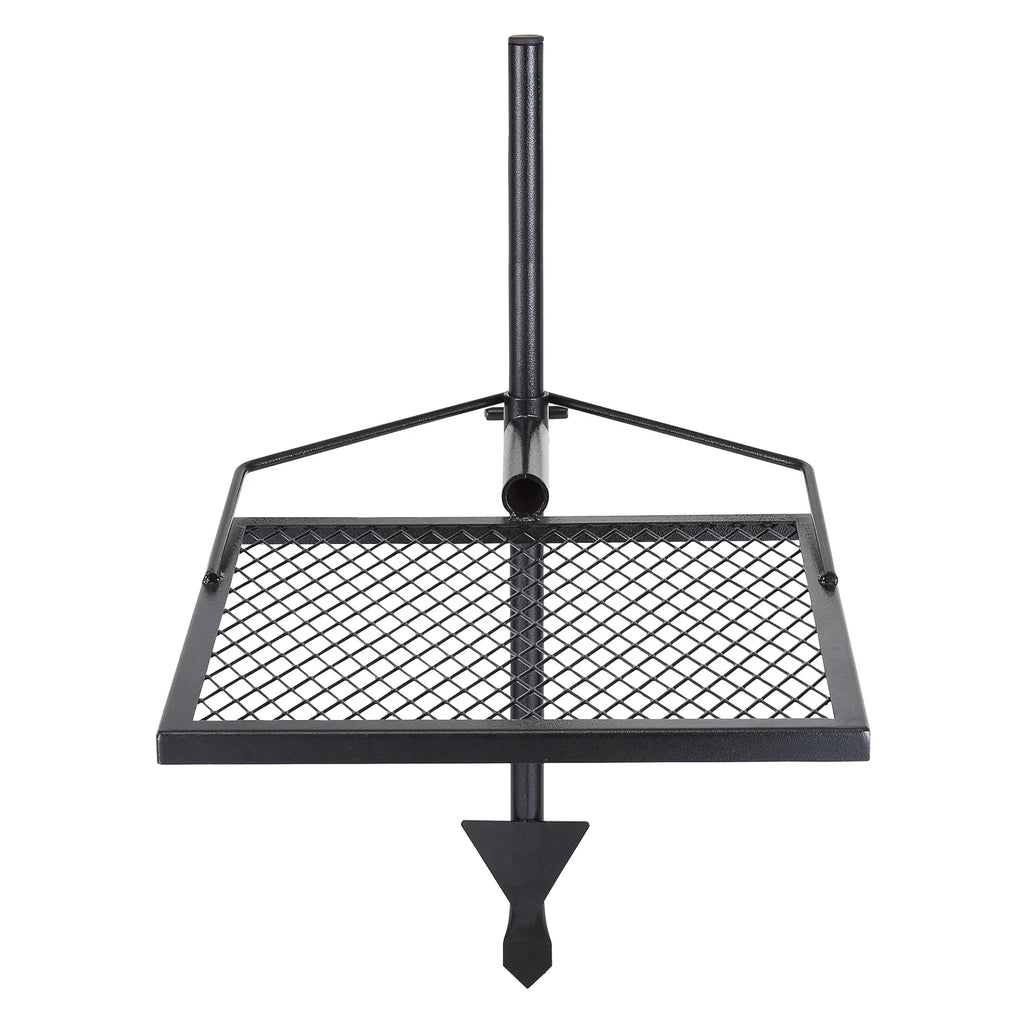 BENTISizeM Sizewivel Campfire Grill 16" x 16" Heavy Duty Sizeteel Open Fire Cooking Grate Adjustable