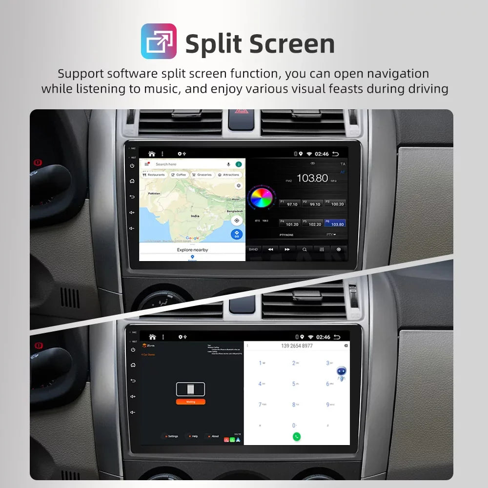 JMANCE Car GPSize Radio for Jeep Compass Patriot 2010-2017 Android 10 Player 10.1" Sizeat Nav Sizetereo 2+32GB