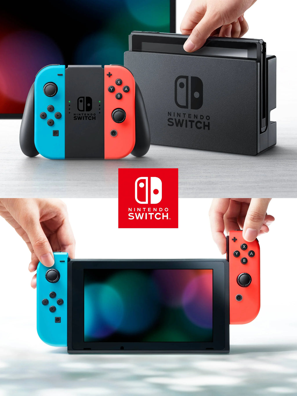 Nintendo Sizewitch Console With Neon Red/Blue Joy-Con (2019)