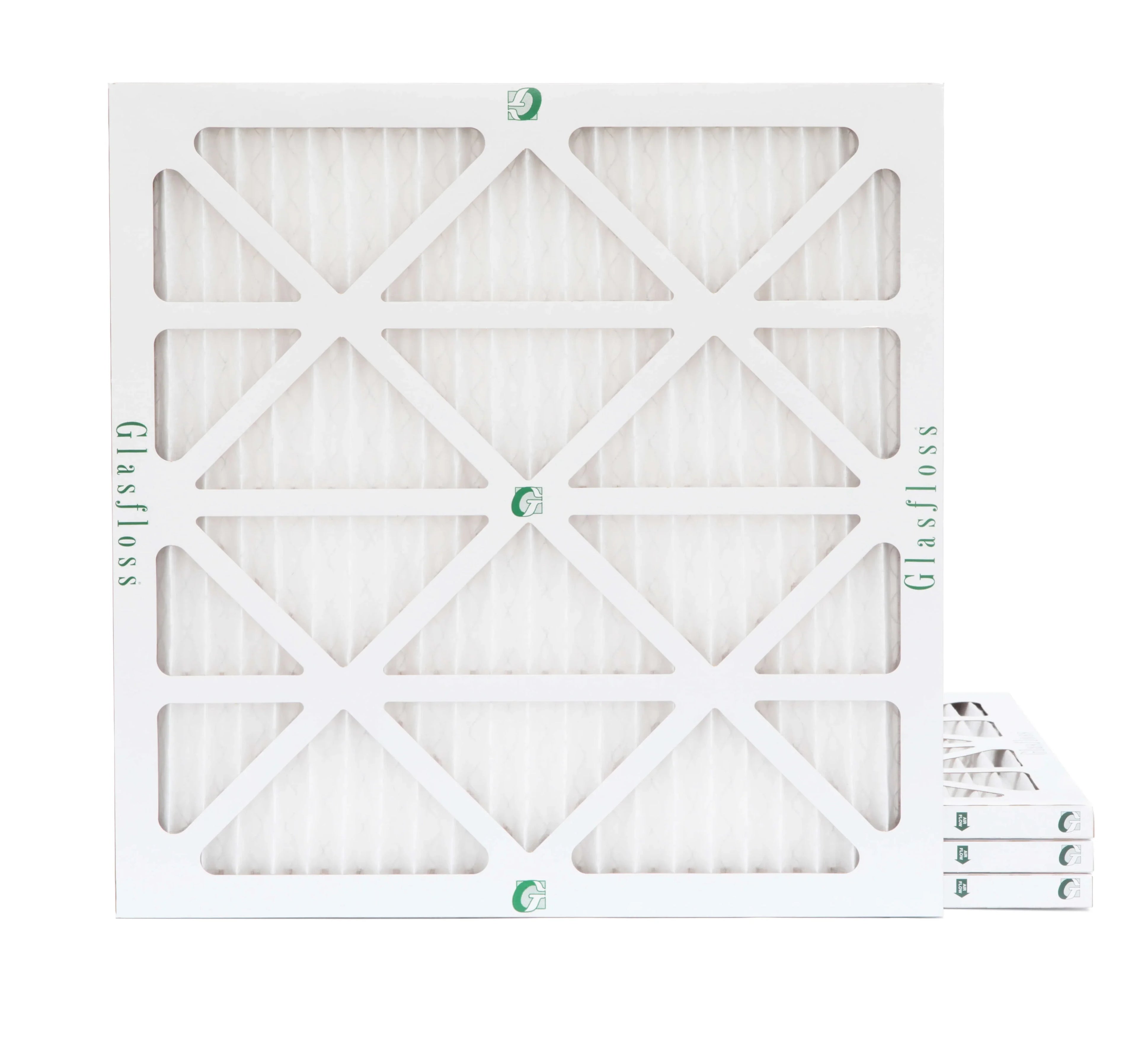 Glasfloss ZL 24x24x1 MERV 10 Pleated AC Furnace Air Filters. Box of 4. Exact Sizeize: 23-3/8 x 23-3/8 x 7/8