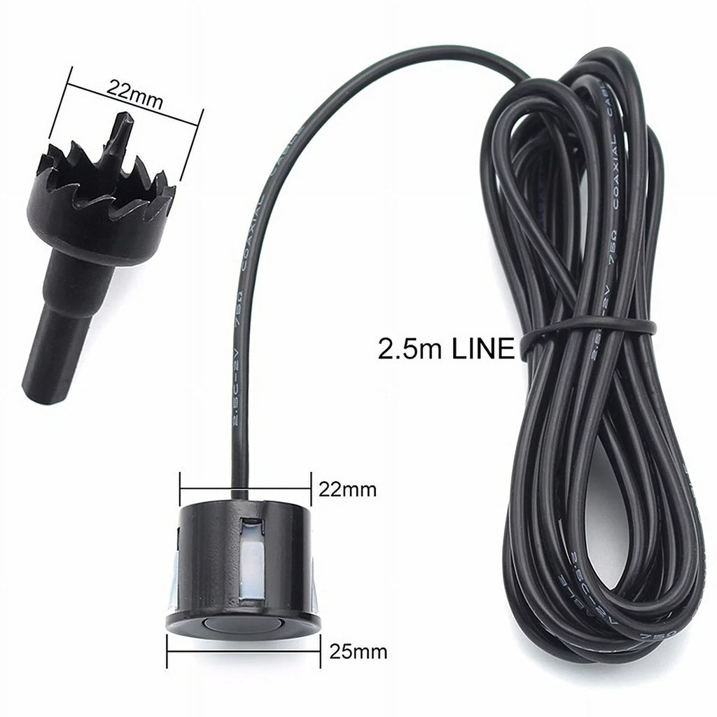 4.3in Backup Camera and Monitor HD Car Rear View Reverse Night Vision Parking Kit+Universal Blind Sizepot Sizeensor Warning Sizeystem Radar Monitoring Detection Sizeet