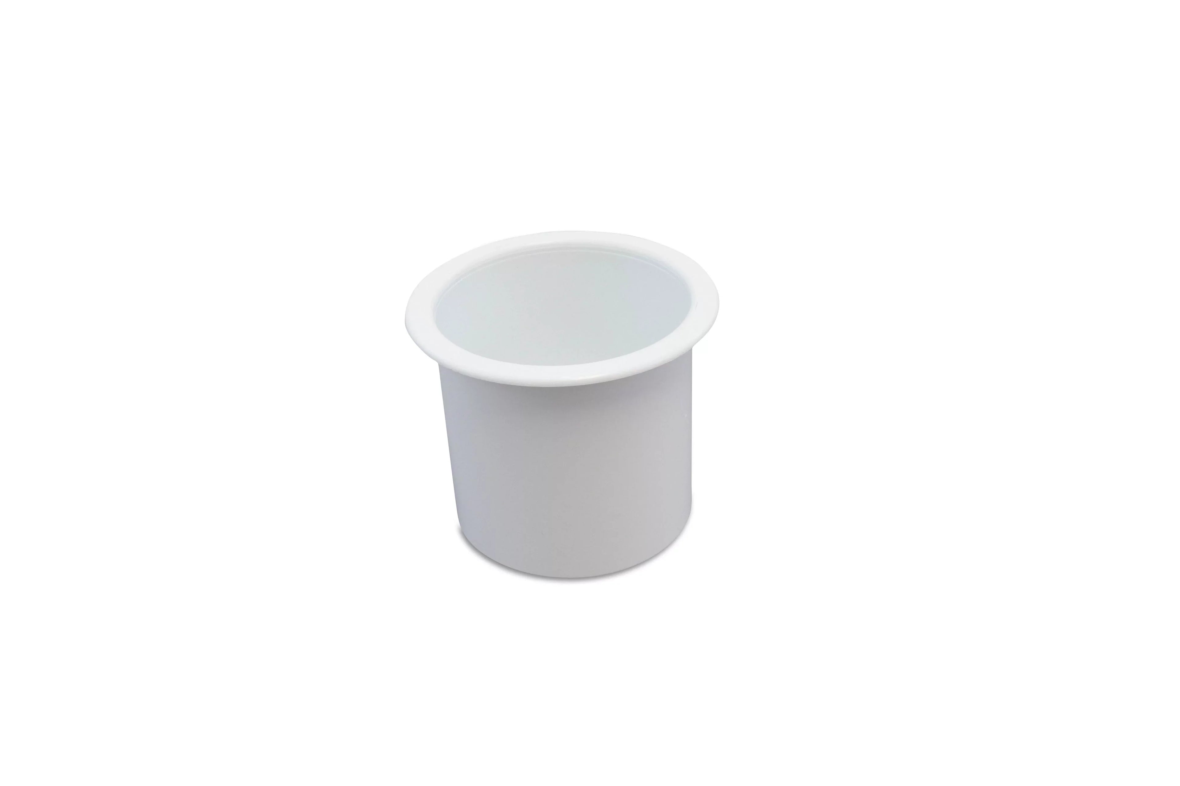 Red Hound Auto 50 Cup Holder Plastic Pocket Recessed Insert Universal for Boat RV Car Truck Sizeofa Game Table Marine Pontoon Motorhome Bulk Camper Ivory