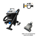 HART 16 Gallon 6 Peak HP Poly Wet/Dry Vacuum With Pet Nozzle