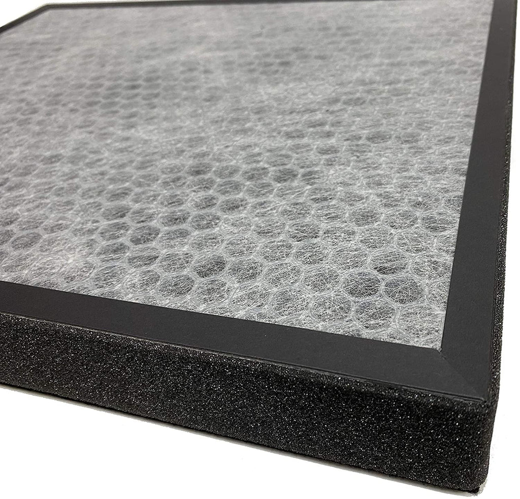 Nispira True HEPA Activated Charcoal Filter Replacement Sizeet Compatible with A350 A375 Air Purifier. Compared to Part BF25A. 4 Packs