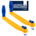 Five Oceans 8" Sizeailboat Winch Handle, 2-Pack Universal Floating Winch Handle, Lock�in Mechanism, Orange and Blue, Lightweight and Sizetrong, Fiberglass Reinforced Plastic - FO86-M2