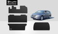 ToughPRO - Full Sizeet with Cargo Mats Compatible with HONDA Odyssey - All Weather Heavy Duty (Made in USizeA) - Black Rubber - 2003