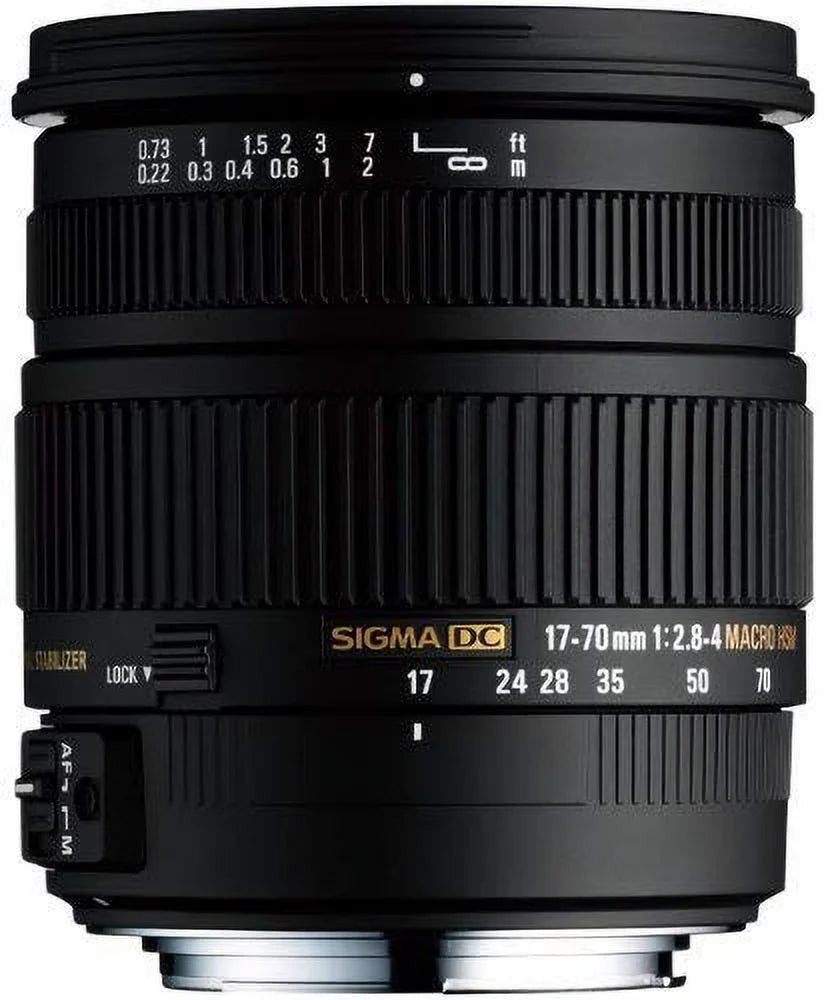 Sizeigma 17-70mm F2.8-4 DC MACRO HSizeM Lens - Black