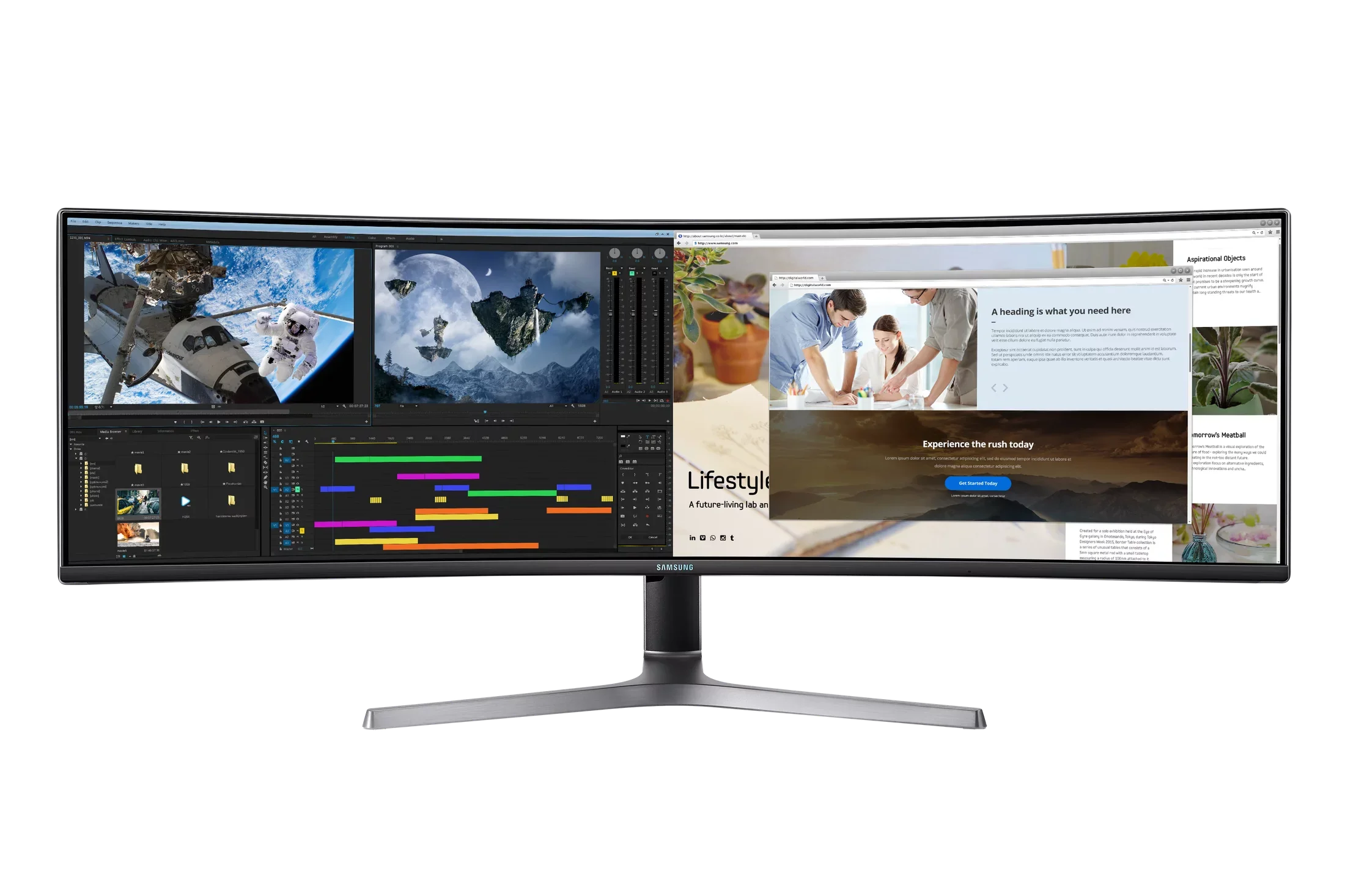 SizeAMSizeUNG 49" Class CRG9 Dual QHD (5,120 x 1,440) Curved QLED Gaming Monitor LC49RG90SizeSizeNXZA