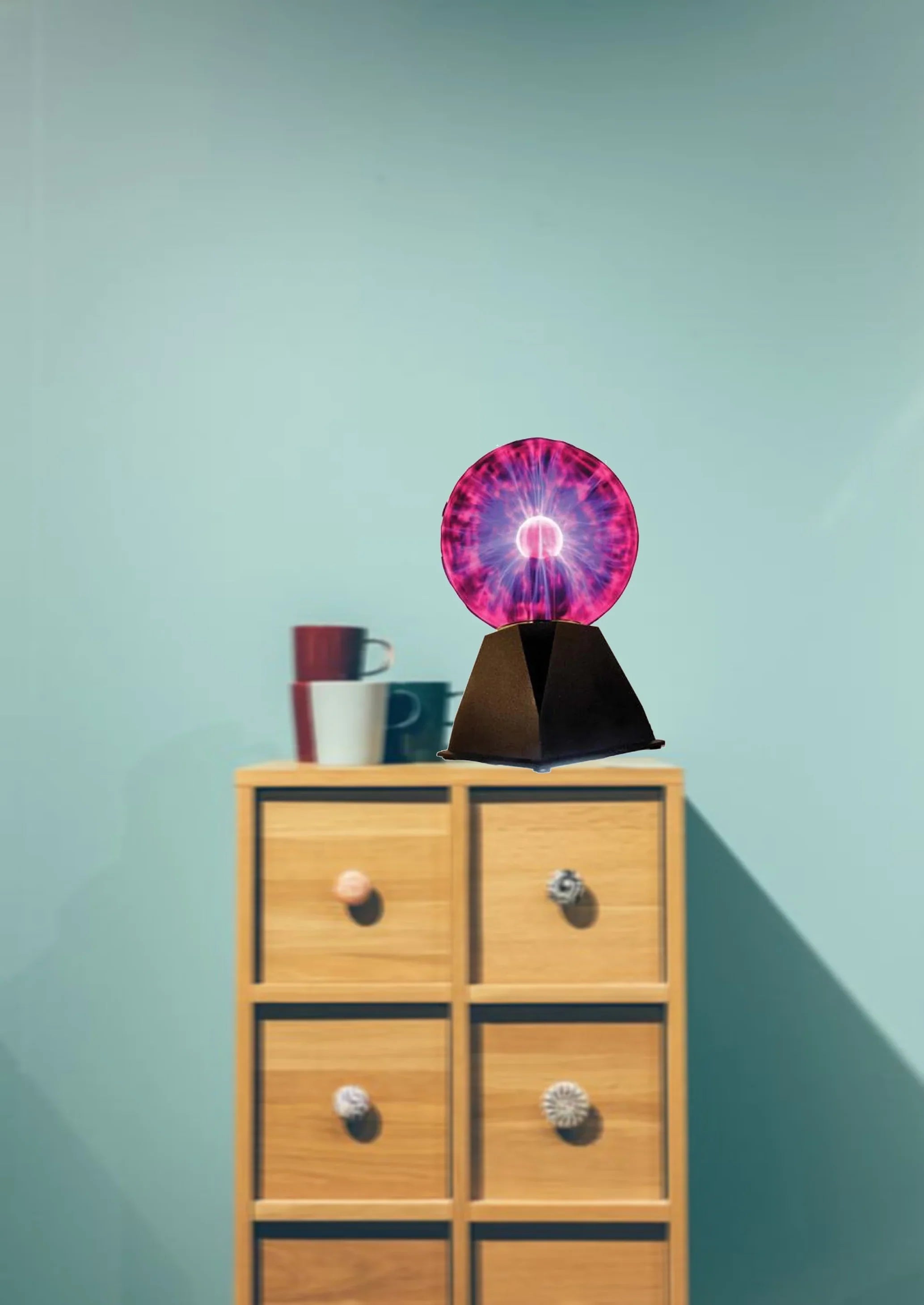 Creative Motion Industries 7 in. plasma ball room ,table lamp