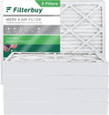 Filterbuy 10x16x4 MERV 8 Pleated HVAC AC Furnace Air Filters (5-Pack)