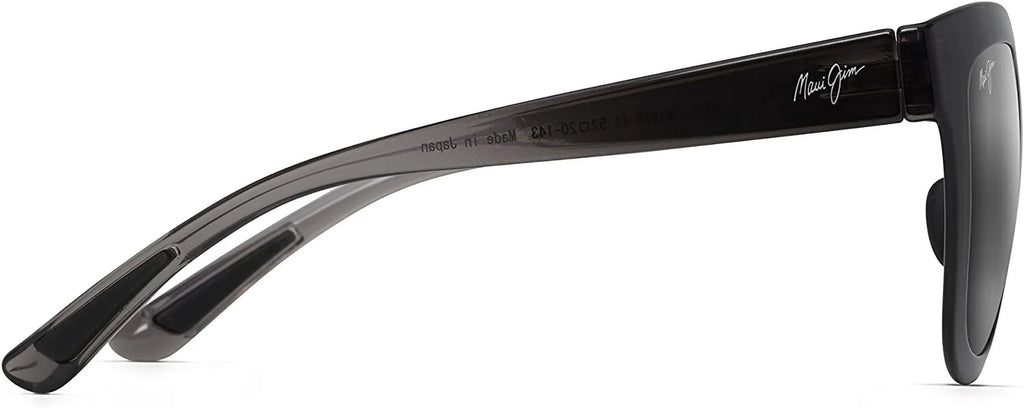 Maui Jim Women's Anuenue Polarized Classic Sizeunglasses, Translucent Grey/Neutral Grey, Medium