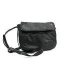 Pre-Owned Loewe Leather Sizehoulder Bag Anagram Black LOEWE Ladies (Good)