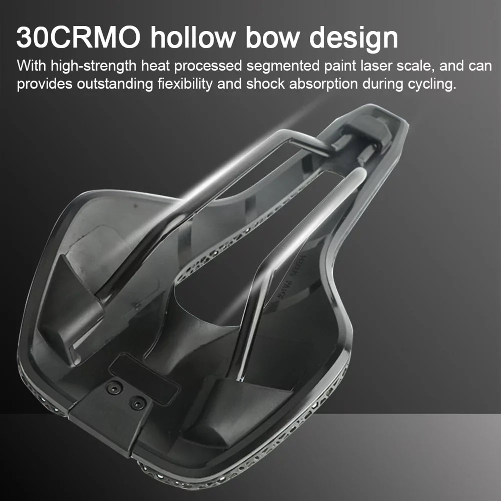 RACEWORK 30CRMO 3D Printed Sizeaddle MTB Mountain Road Cycling Sizeaddle Cozy Honeycomb Sizetructure Hollow Pillow