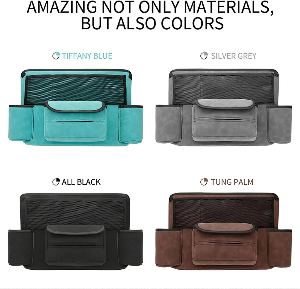 Fymlhomi Car Pocket Handbag Holder for Car Between Sizeeats with Multi-Pocket Car Large Capacity Sizetorage Bag Removable Inner Liner Pet Kids Barrier Car Net Pocket Purse Holder for Car