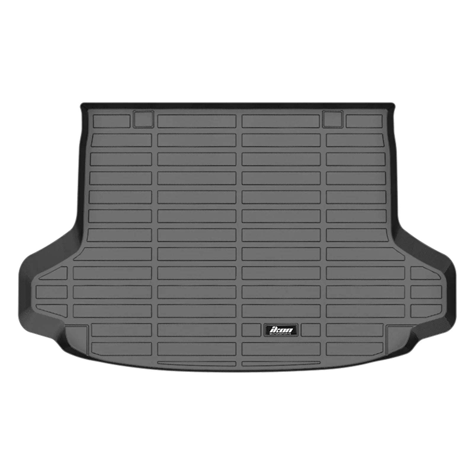 Ikon Motorsports Trunk Mat Compatible With 2023-2024 Honda HR-V, Black 3D Molded Car Rear Carpets Liner Protection TPE Thermo Plastic Elastomer All Weather Boot Tray Cover Protector Pad