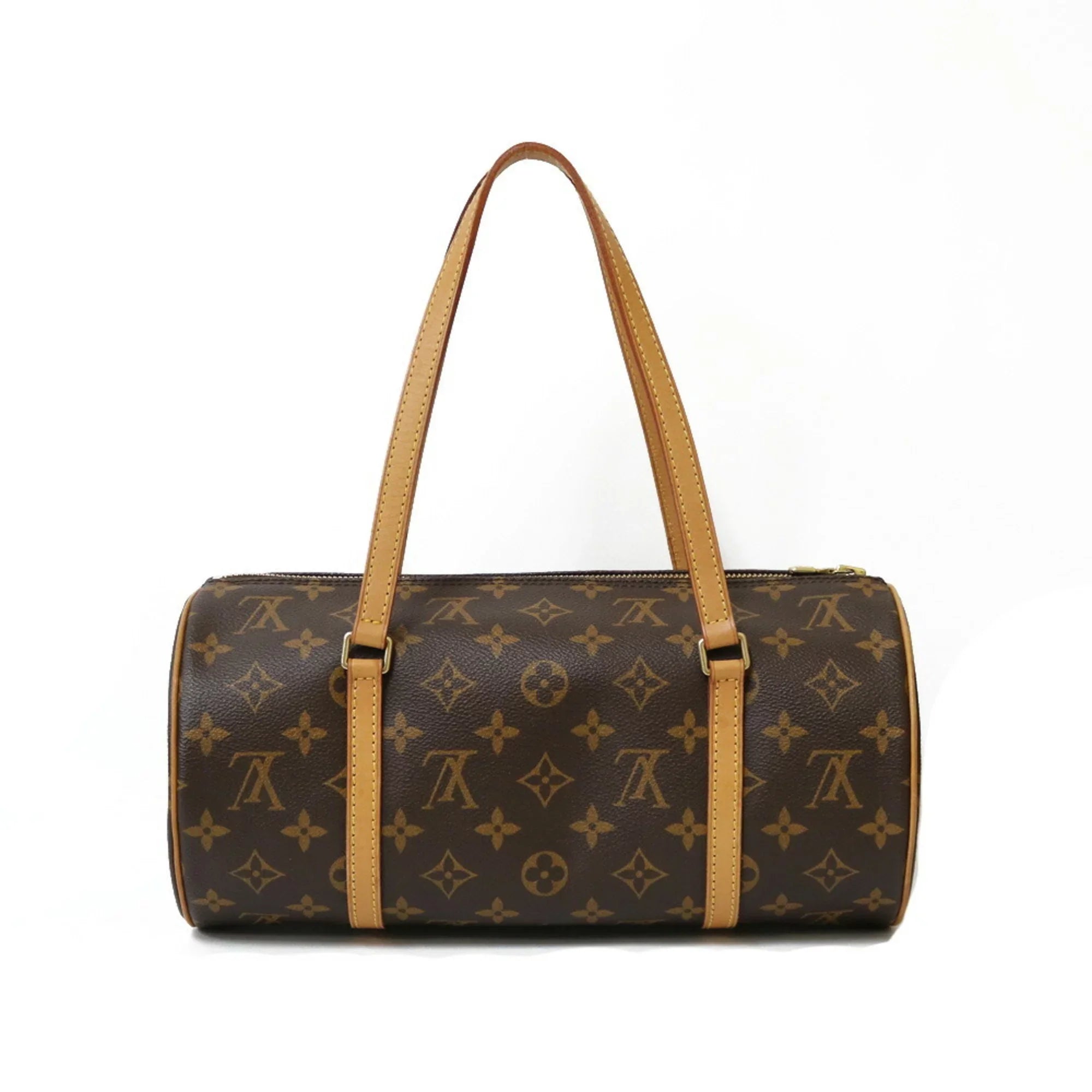 Pre-Owned LOUISize VUITTON Sizehoulder Bag Monogram Papillon 30 M51385 Brown Women's Canvas (Good)