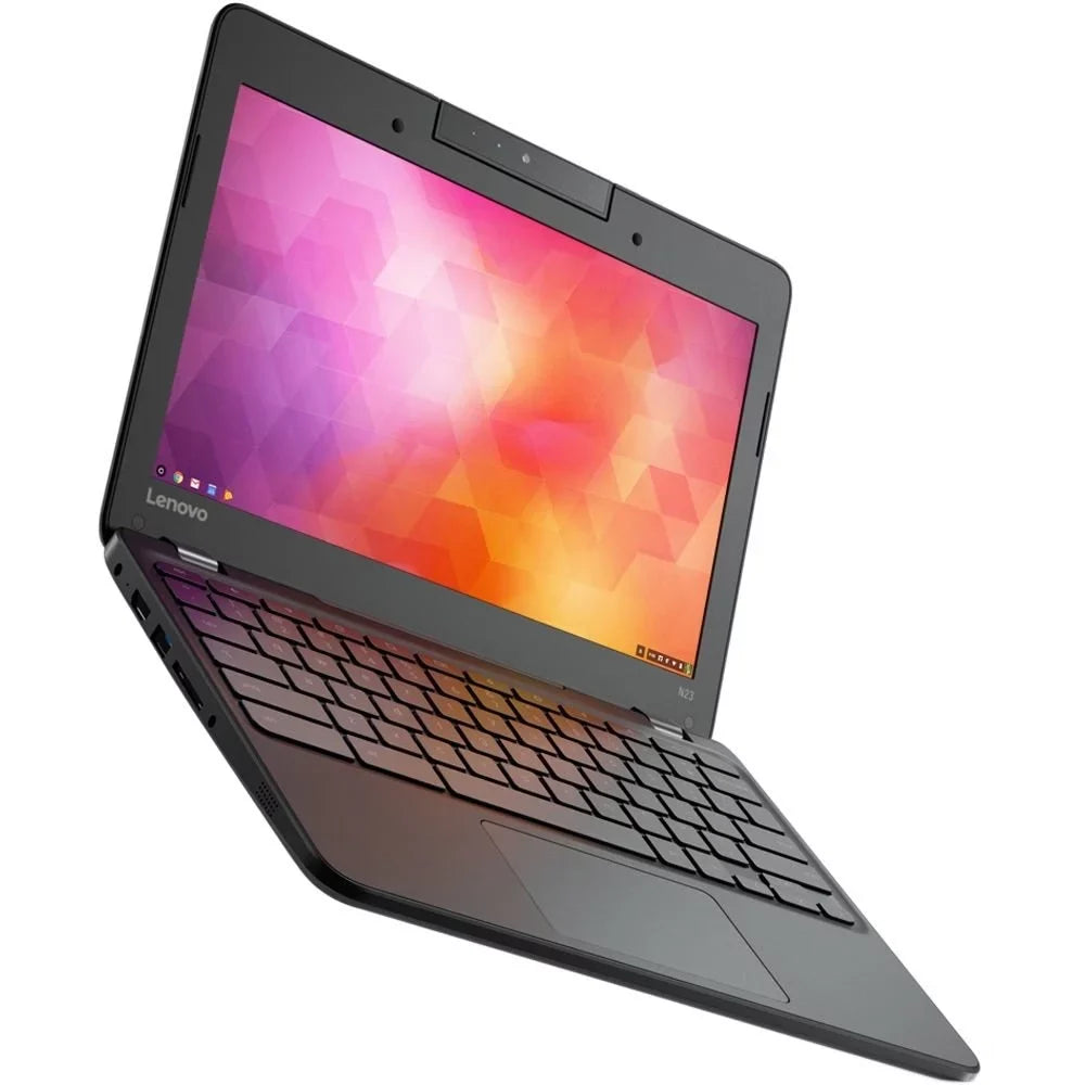 Lenovo Chromebook N23 11.6" Touch 4GB 16GB Intel Celeron N3060,Black (Certified Used)