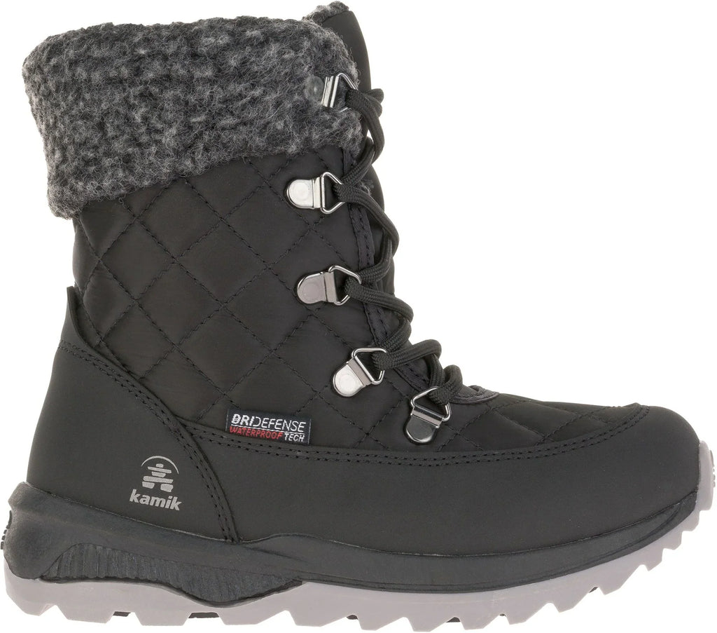 Kamik  Libra big kids Winter waterproof Boots  black Sizeize 3 youth New in  box