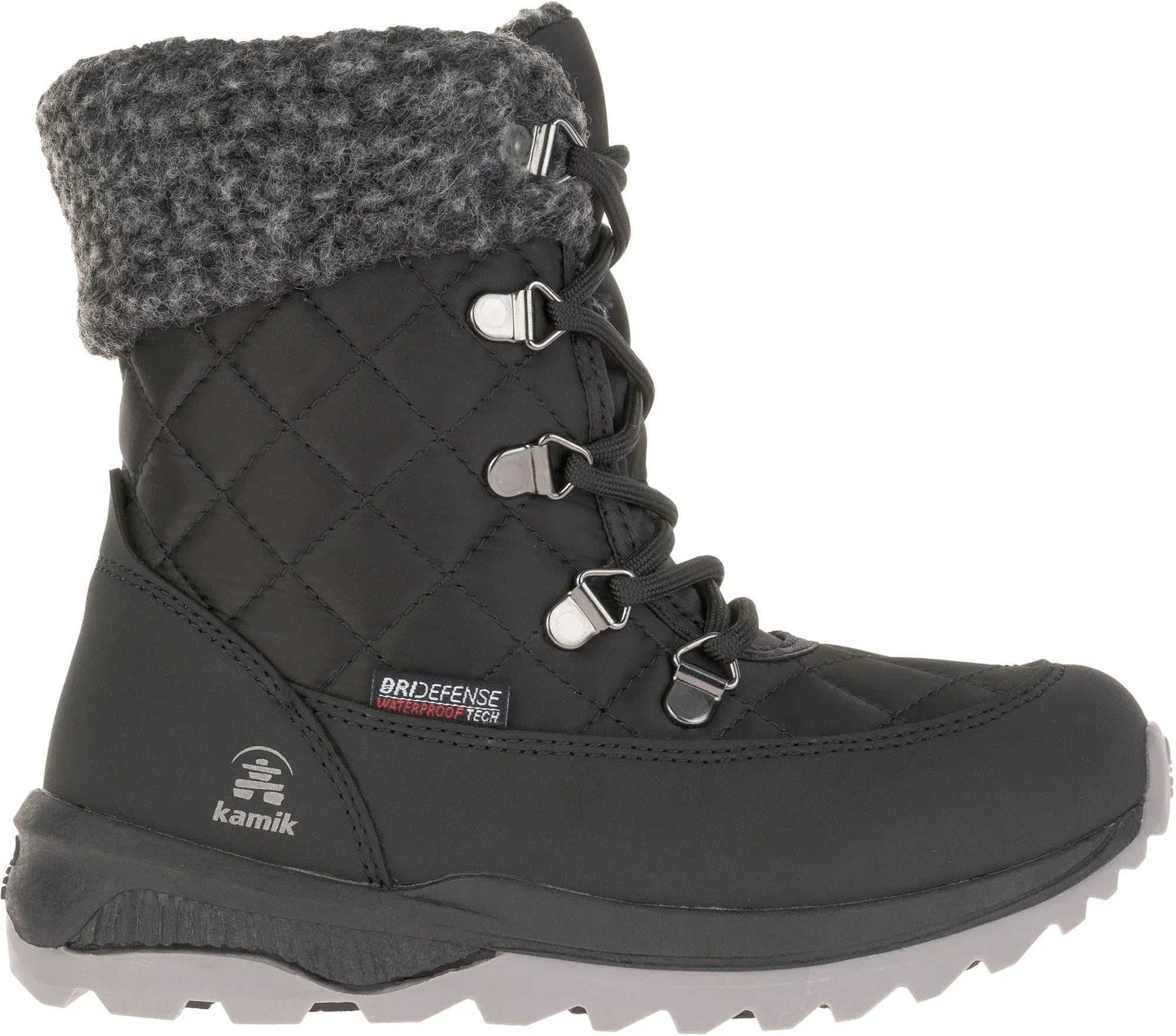 Kamik  Libra big kids Winter waterproof Boots  black Sizeize 3 youth New in  box