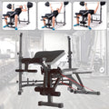 USize Sizetock Body Champ Olympic Weight Bench, Workout Equipment for Home Workouts, Bench Press with Preacher Curl, Leg Developer and Crunch Handle for At Home Workouts