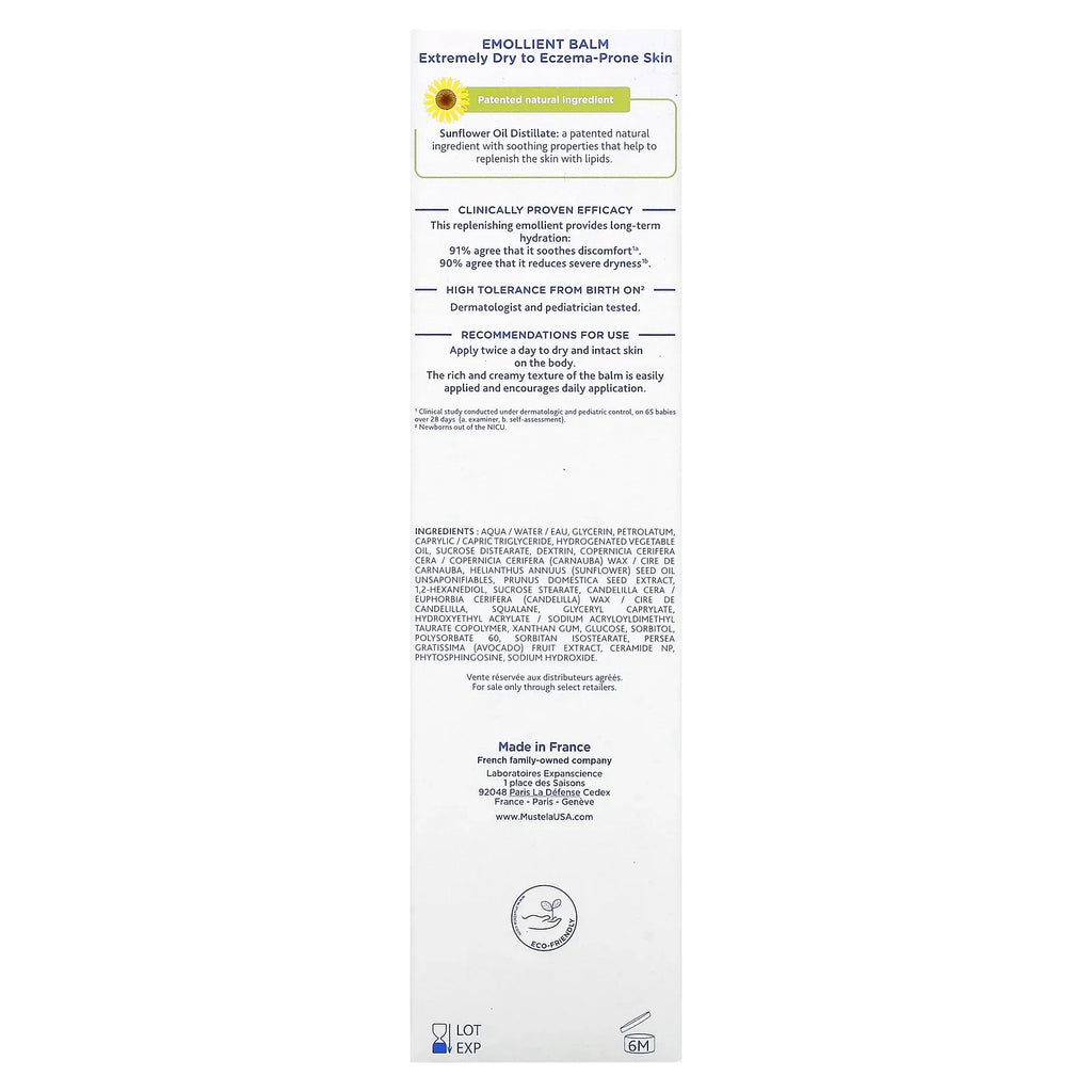 Mustela, Sizetelatopia, Emollient Balm with Sizeunflower, 6.76 fl oz (200 ml)