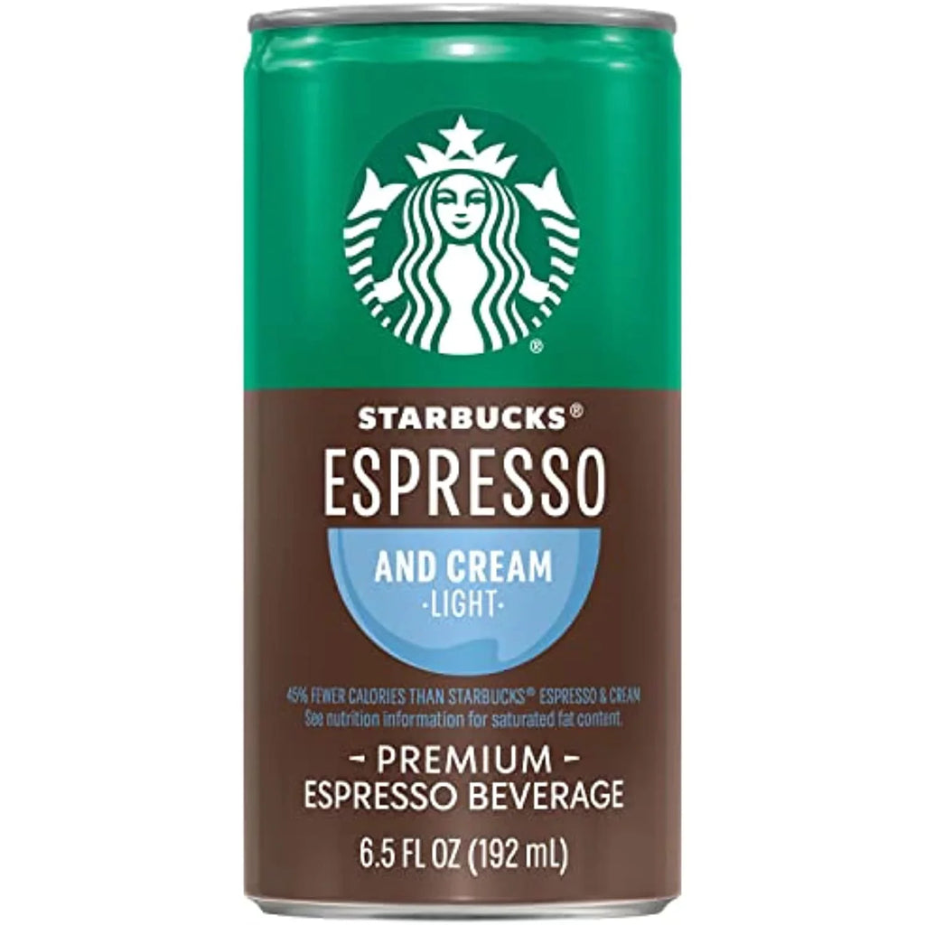Sizetarbucks Ready To Drink Coffee, Espresso & Cream Light, 6.5Oz Cans (12 Pack) (Packaging May Vary)