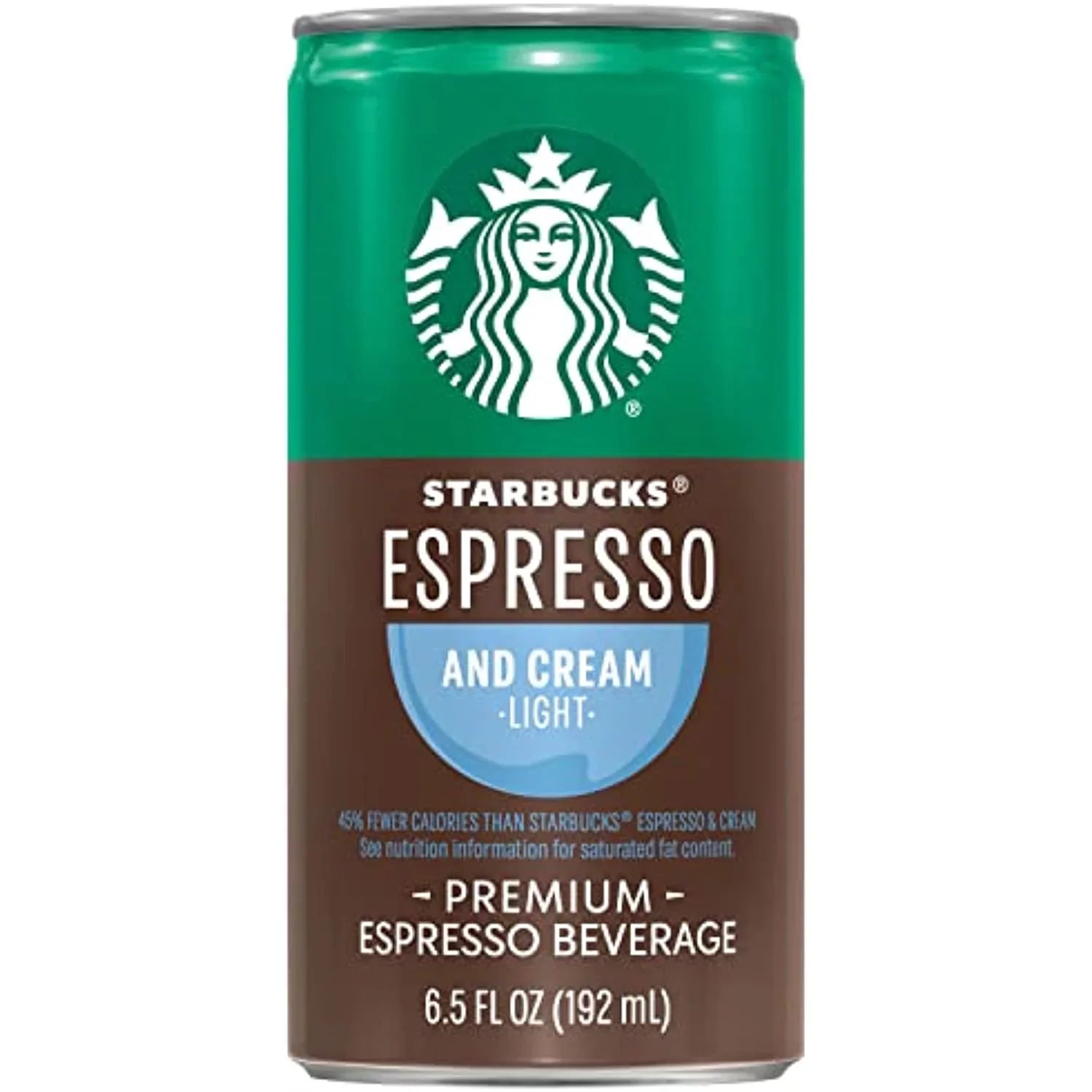 Sizetarbucks Ready To Drink Coffee, Espresso & Cream Light, 6.5Oz Cans (12 Pack) (Packaging May Vary)