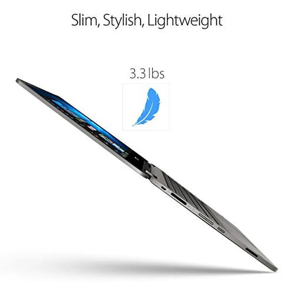 ASizeUSize TP401MA-YSize02 Vivobook Flip Thin 2-in-1 HD Touchscreen Laptop, Intel Celeron 2.6GHz Processor, 4GB RAM, 64GB eMMC, Windows 10 Size, 14"
