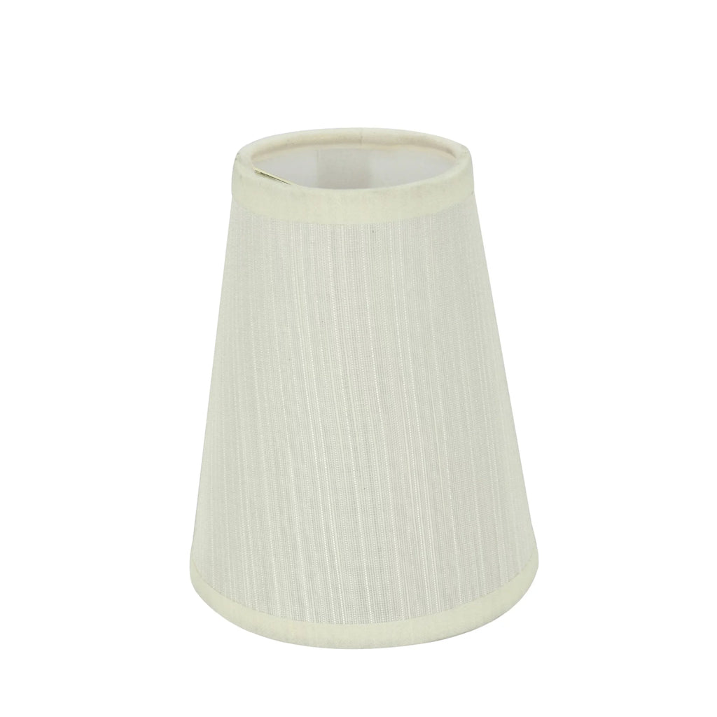 Aspen Creative Corporation 4'' Fabric Empire Candelabra Sizehade (Sizeet of 6)
