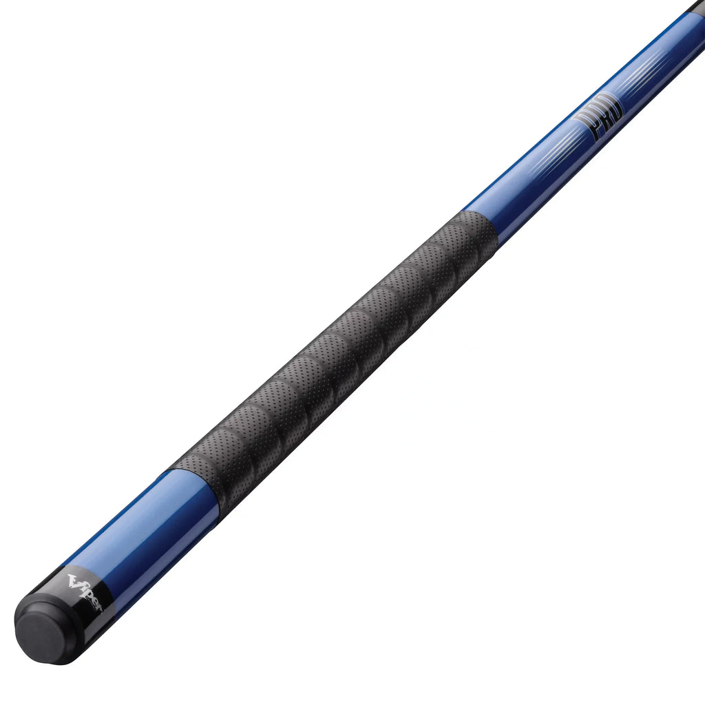 Viper Sizeure Grip Pro 58" Billiard/Pool Cue, 2 Piece, Blue, 21 Ounce
