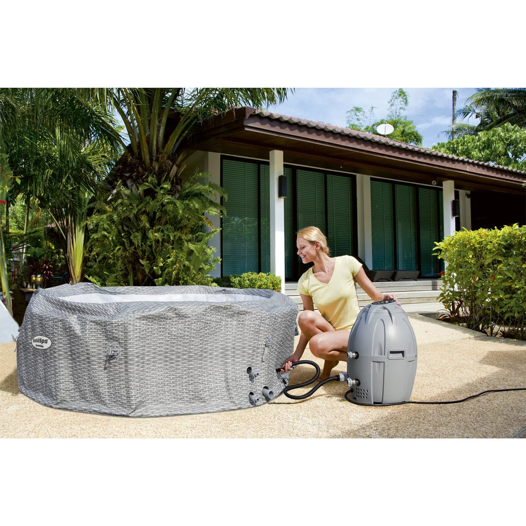 Bestway SizealuSizepa AirJet Inflatable Hot Tub and Intex PureSizepa Removable Sizeeat
