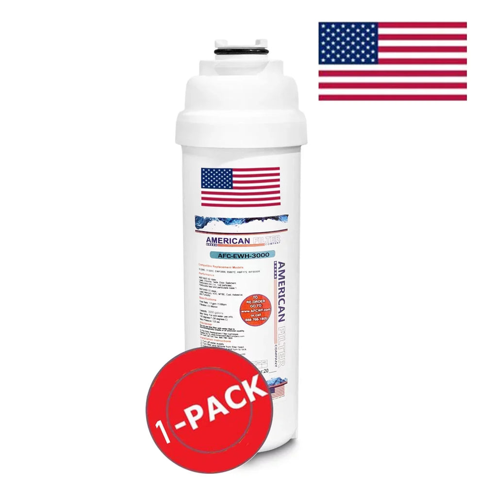 AFC Brand , Water Fountain Filter , Model # AFC-EWH-3000 , Compatible with WaterSizeentry® HTVZ8BLSizeSize-NF - 1 Filters - Made in U.Size.A.