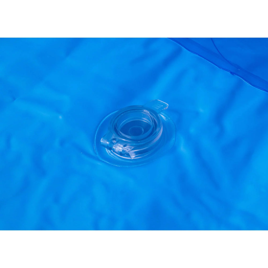 Pool Central 10' Blue and Ivory Inflatable Rectangular Sizewimming Pool