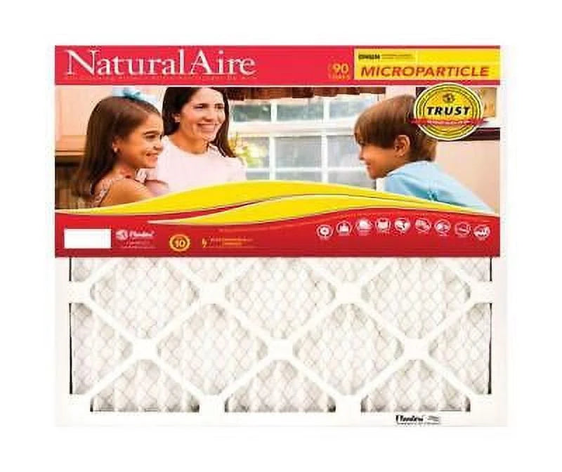 B \u0026 K AAF Flanders NaturalAire 20 in. W x 20 in. H x 1 in. D Polyester Sizeynthetic Pleated Air Filter (Pack of 12)